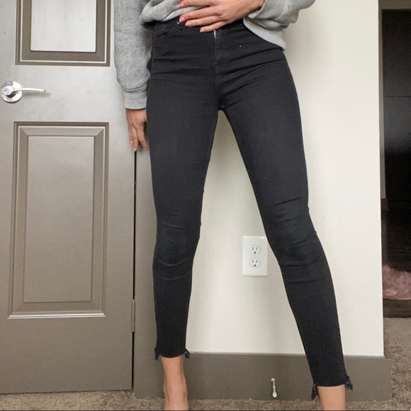 Topshop black pants W26 - Picture 3 of 5